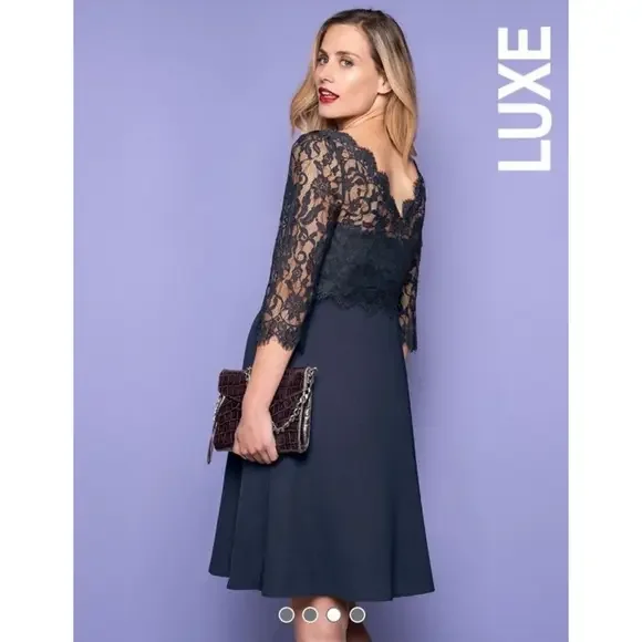 Seraphine | Dresses | Seraphine Luxe Blue Lace Top Maternity And Nursing Dress Size 8 | Poshmark Seraphine | Dresses | Seraphine Luxe Blue Lace Top Maternity And Nursing Dress Size 8 | Poshmark